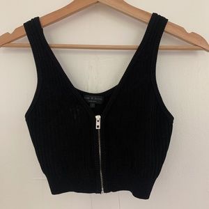 rag & bone ribbed crop top